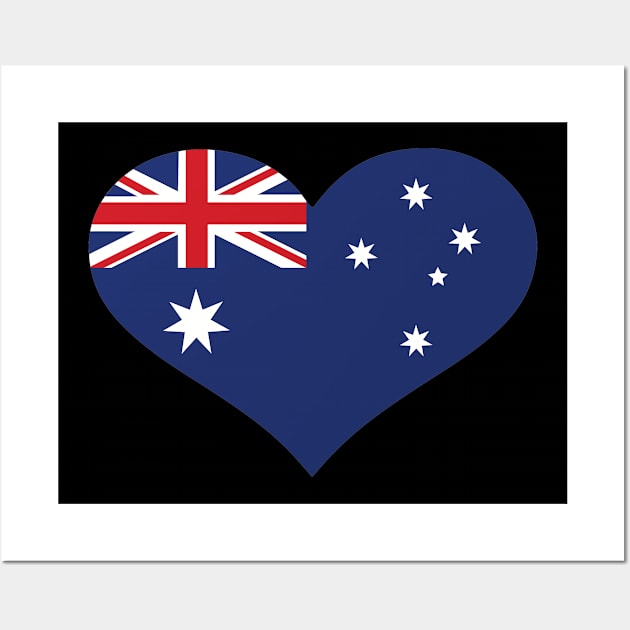 Australia flag Wall Art by Designzz